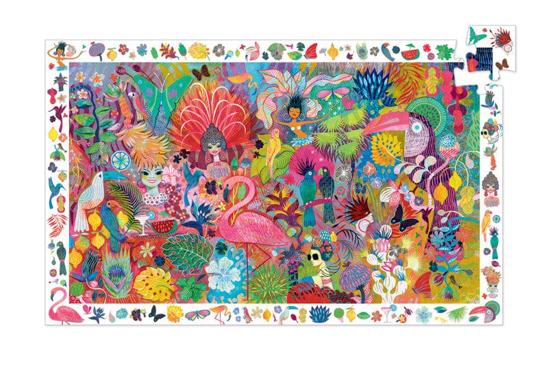 Djeco Floor Puzzles Djeco Rio Carnaval 200pc Observation Puzzle