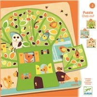 Djeco Wooden Puzzles Djeco Chez-nut Tree 3 Layer Puzzle