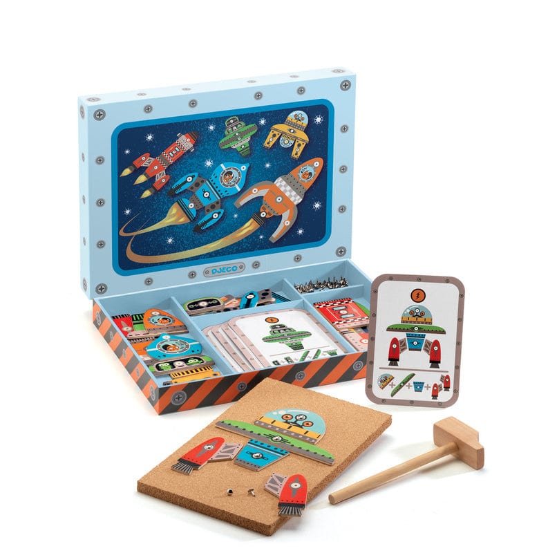 Djeco Wooden Puzzles Djeco Space Tap Tap