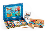 Djeco Wooden Puzzles Djeco Vehicles Tap Tap