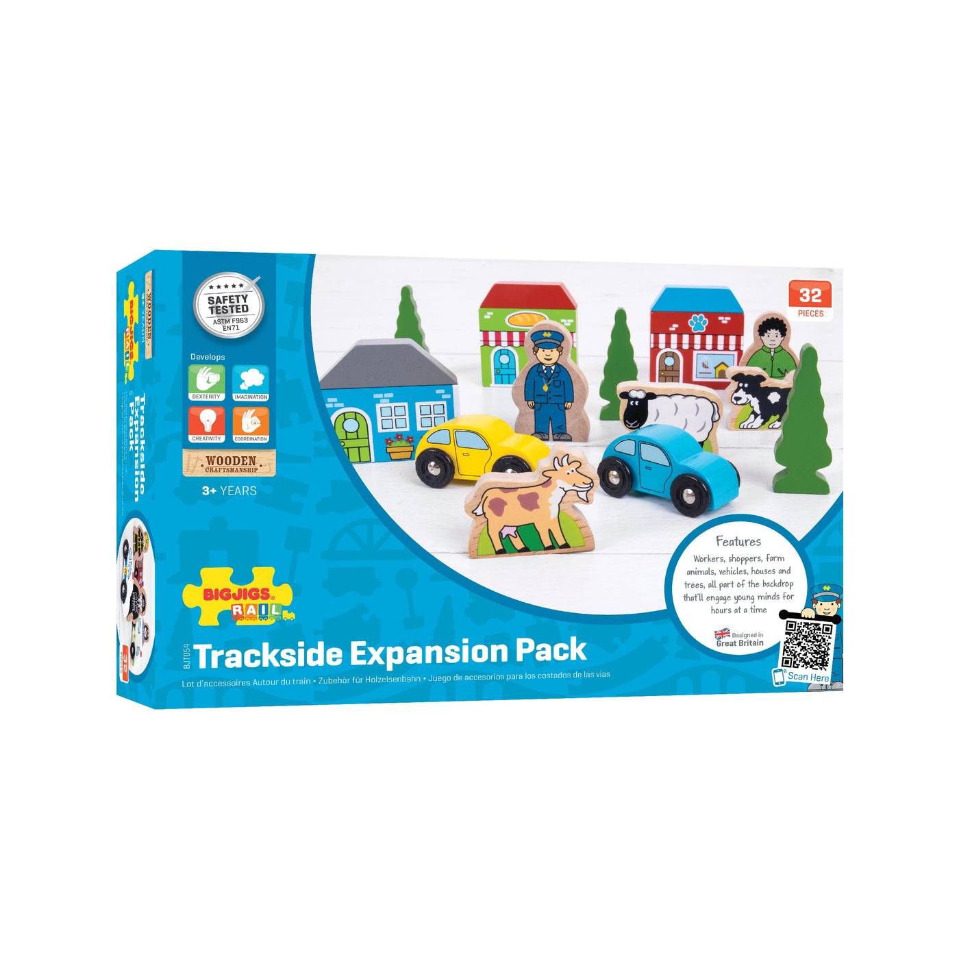 BigJigs Railway Trackside Accessory Set