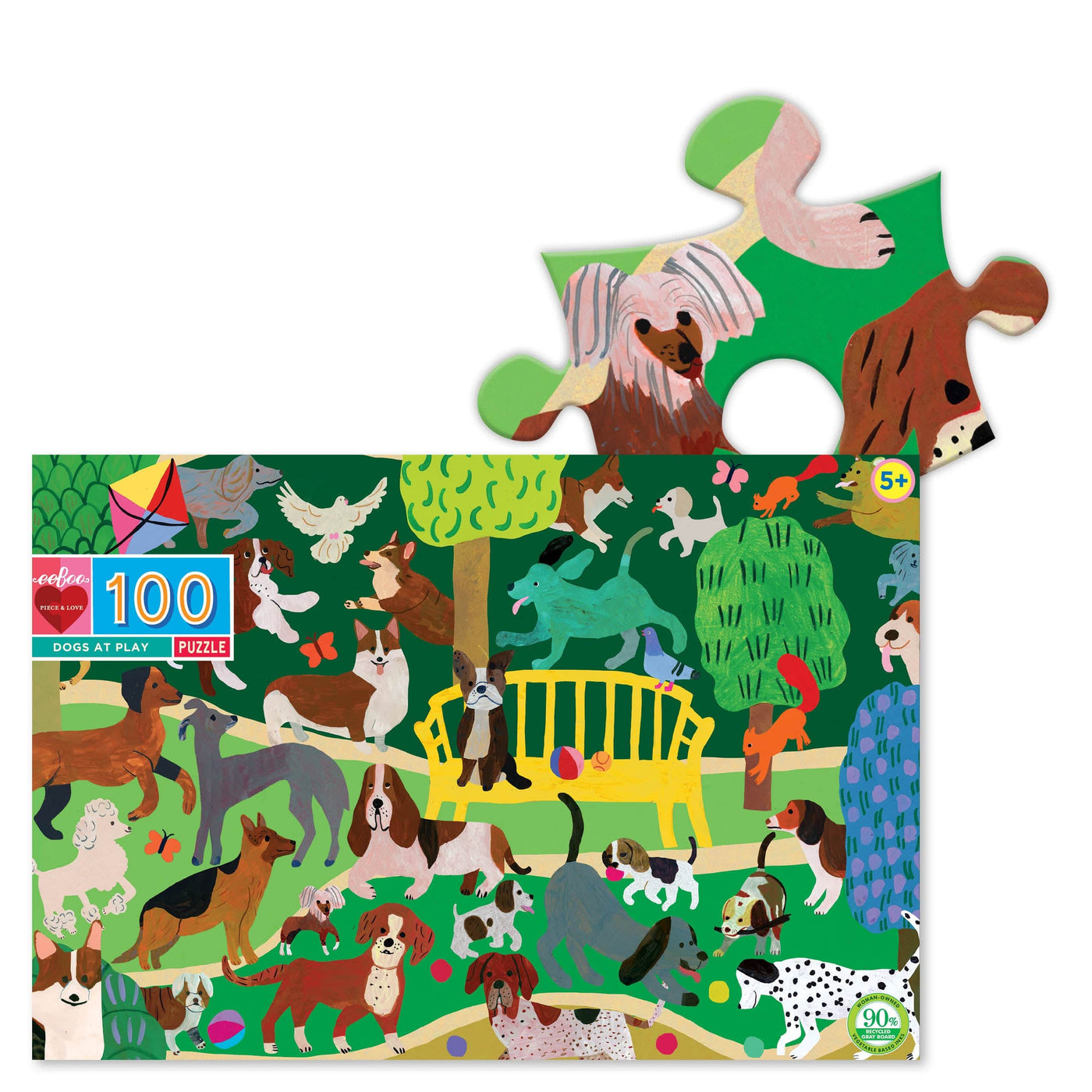 Eeboo Floor Puzzles eeBoo 100 Pc Puzzle - Dogs at Play