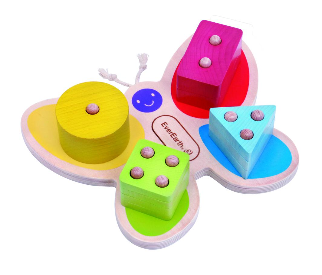 EverEarth Numeracy EverEarth Butterfly Stacking Toy