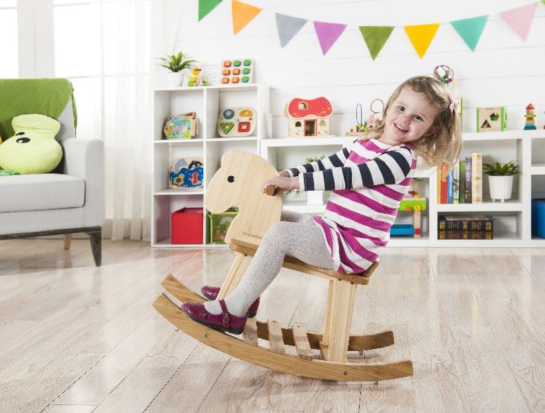 EverEarth Pretend Play EverEarth Bamboo Rocking Horse