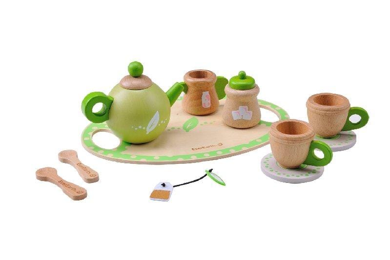 EverEarth Pretend Play EverEarth Wooden Tea Set