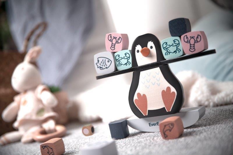 EverEarth Wooden Blocks EverEarth Penguin Balancing Game