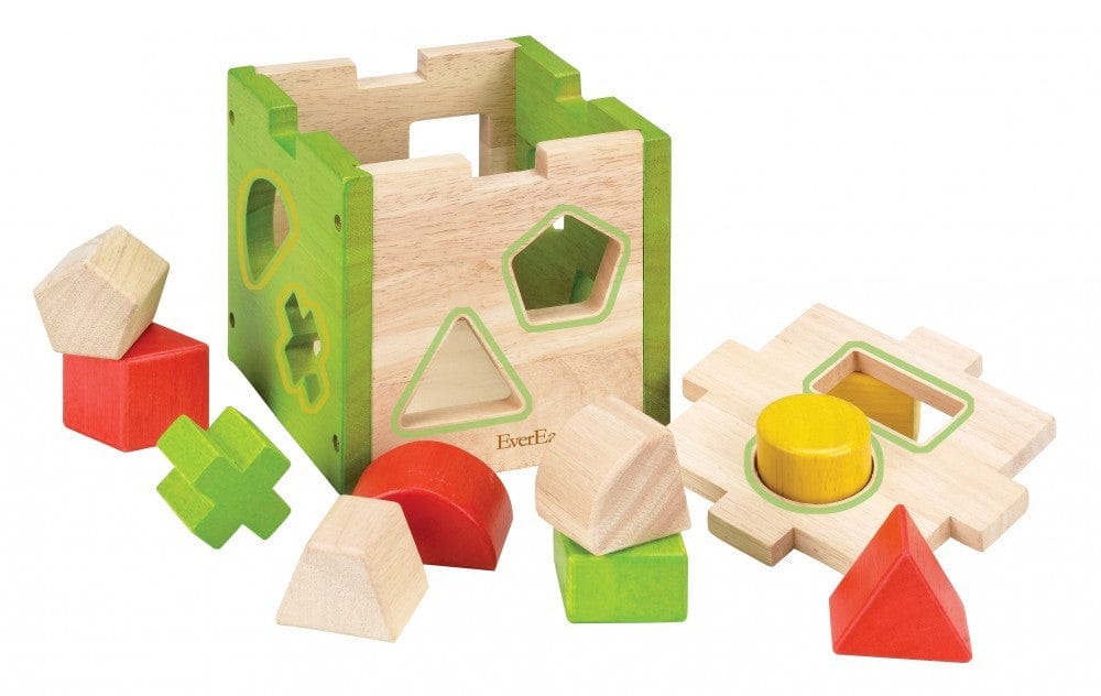 EverEarth Wooden Blocks EverEarth Shape Sorter Box