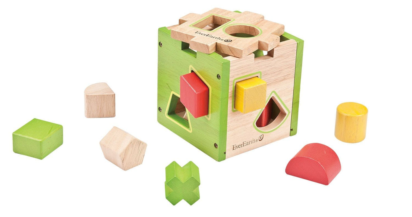 EverEarth Wooden Blocks EverEarth Shape Sorter Box