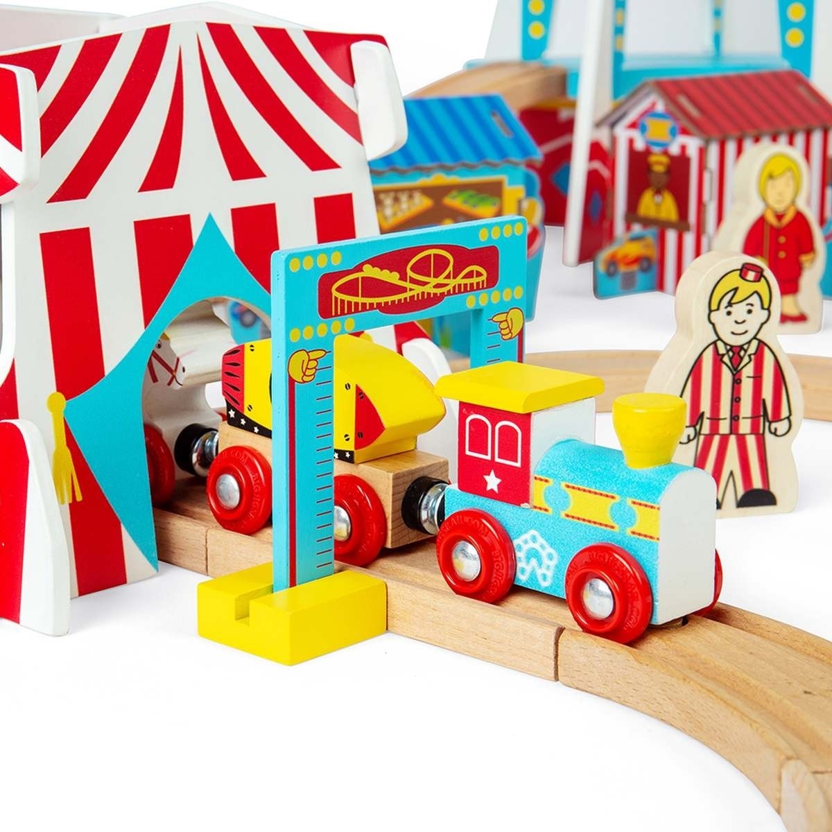 BigJigs Fun Fair Train Set