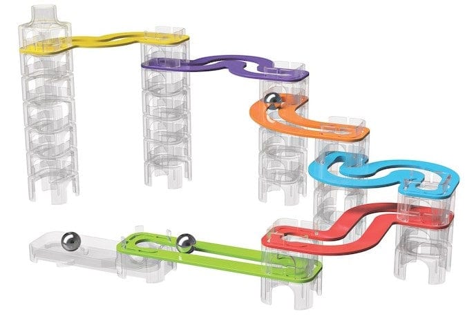 Fat Brain Toy Co Marble Runs Fat Brain Trestle Tracks Starter Set - 43 Pieces