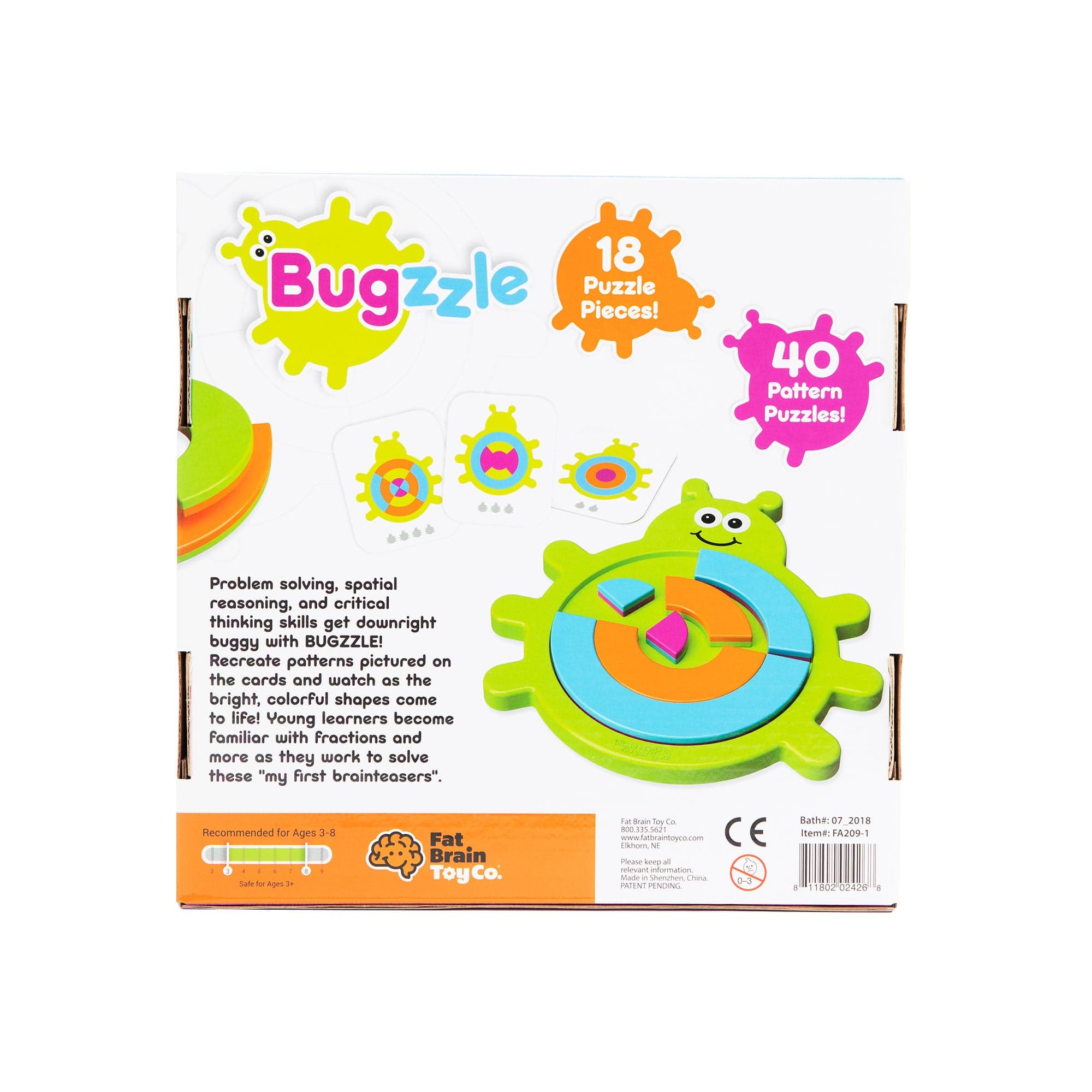 Fat Brain Toy Co Numeracy Fat Brain - Bugzzle