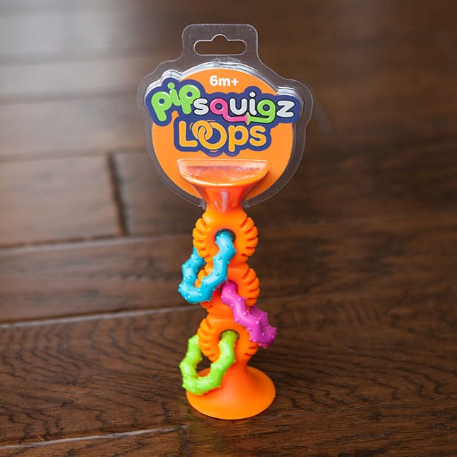 Fat Brain Toy Co Teethers Fat Brain - PipSquigz Loops - Orange