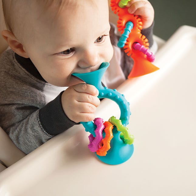 Fat Brain Toy Co Teethers Fat Brain - PipSquigz Loops - Orange