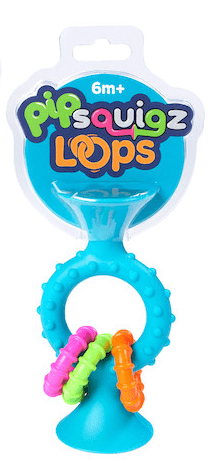 Fat Brain Toy Co Teethers Fat Brain - PipSquigz Loops - Teal