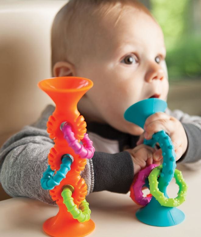 Fat Brain Toy Co Teethers Fat Brain - PipSquigz Loops - Teal