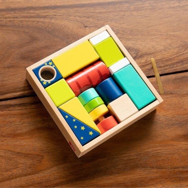 Fat Brain Toy Co Wooden Puzzles Fat Brain Explore and Discover Sensory Blocks