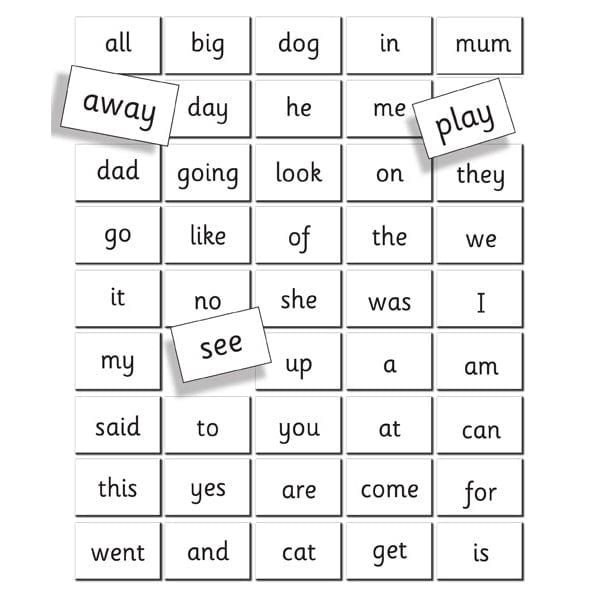 Fiesta Crafts Literacy Magnetic Sight Words - Kindergarten