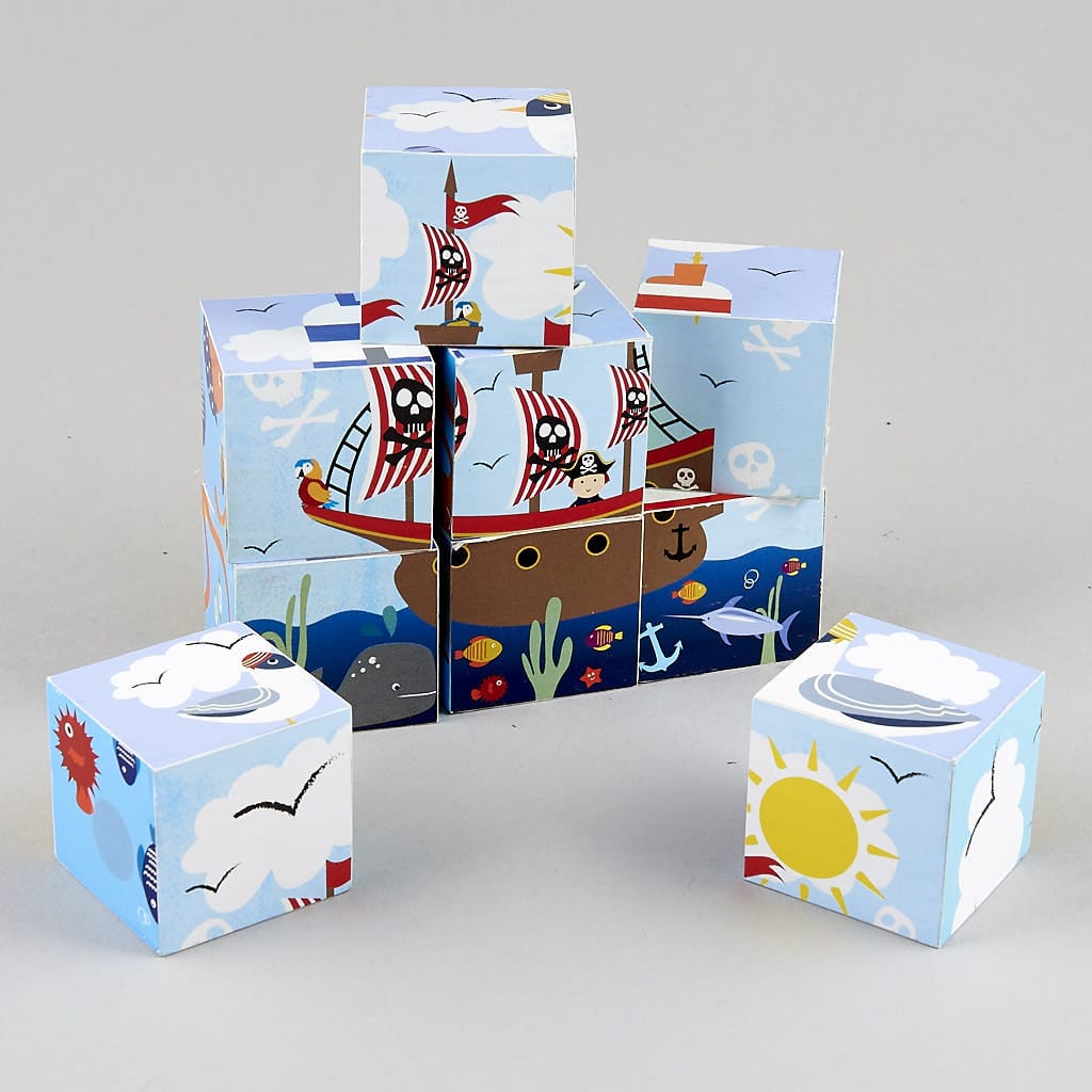 Floss and Rock Wooden Puzzles Pirate Wooden Block Puzzle