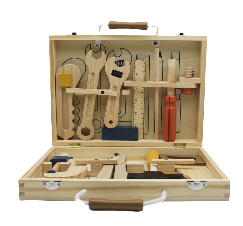 Fun Factory Tools and Work Benches Wooden Tool Box