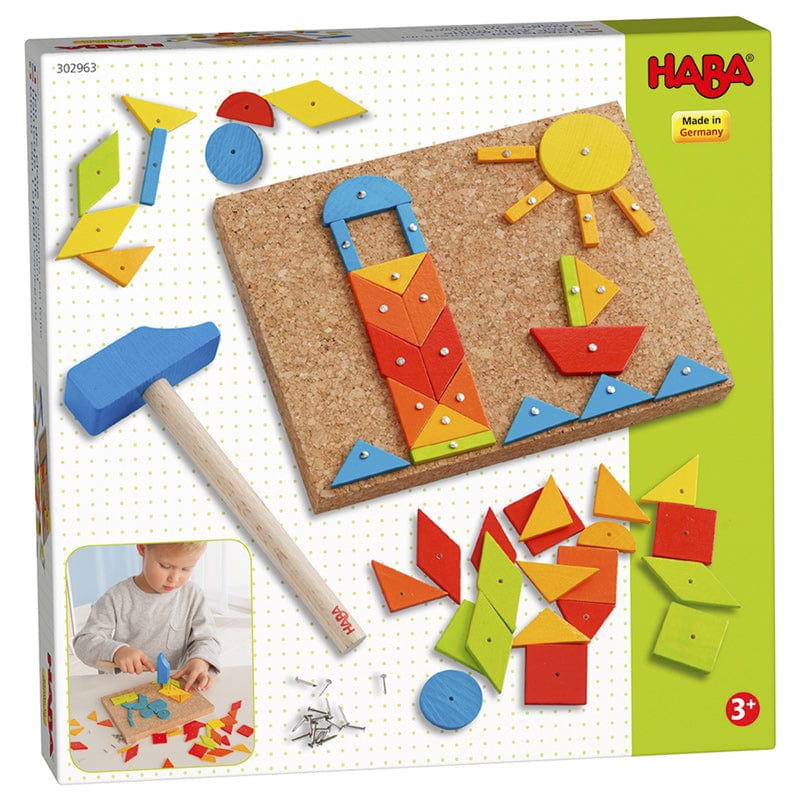 HABA Wooden Puzzles HABA - Tack Zap Geometric