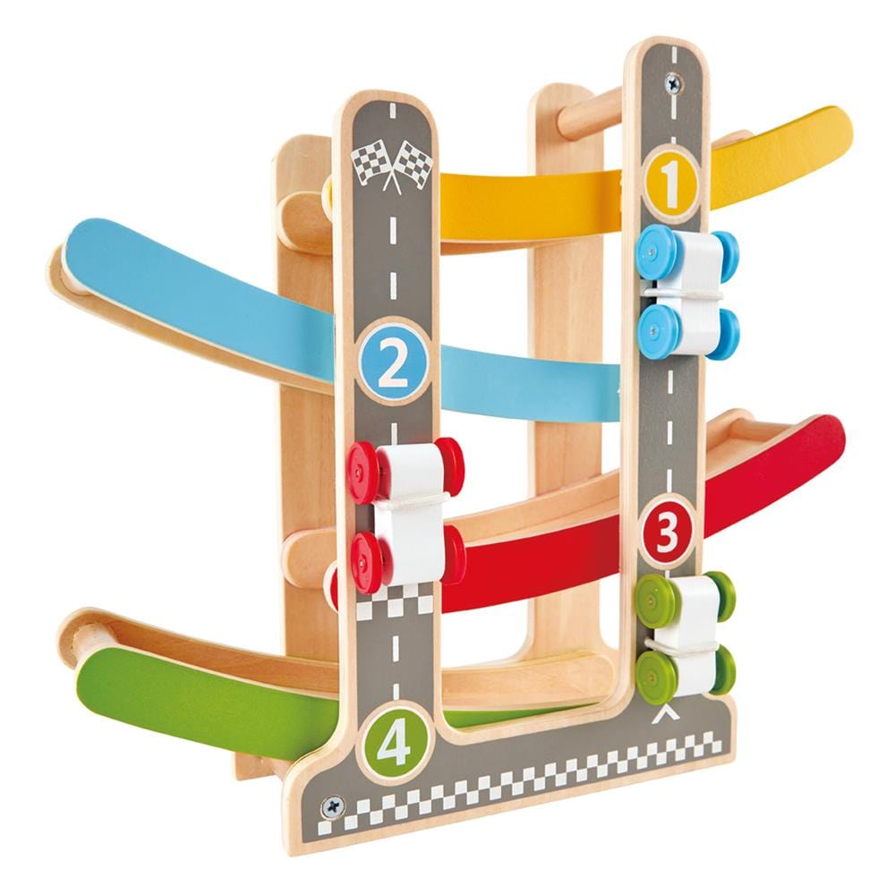 Hape Activity Centers Hape Fast Flip Racetrack 4 Pieces