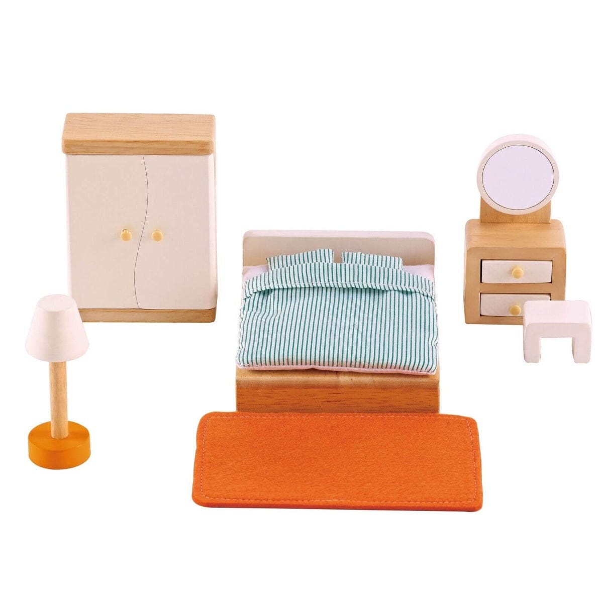 Hape Doll Houses and Furniture Hape All Seasons Dollhouse    Master Bedroom