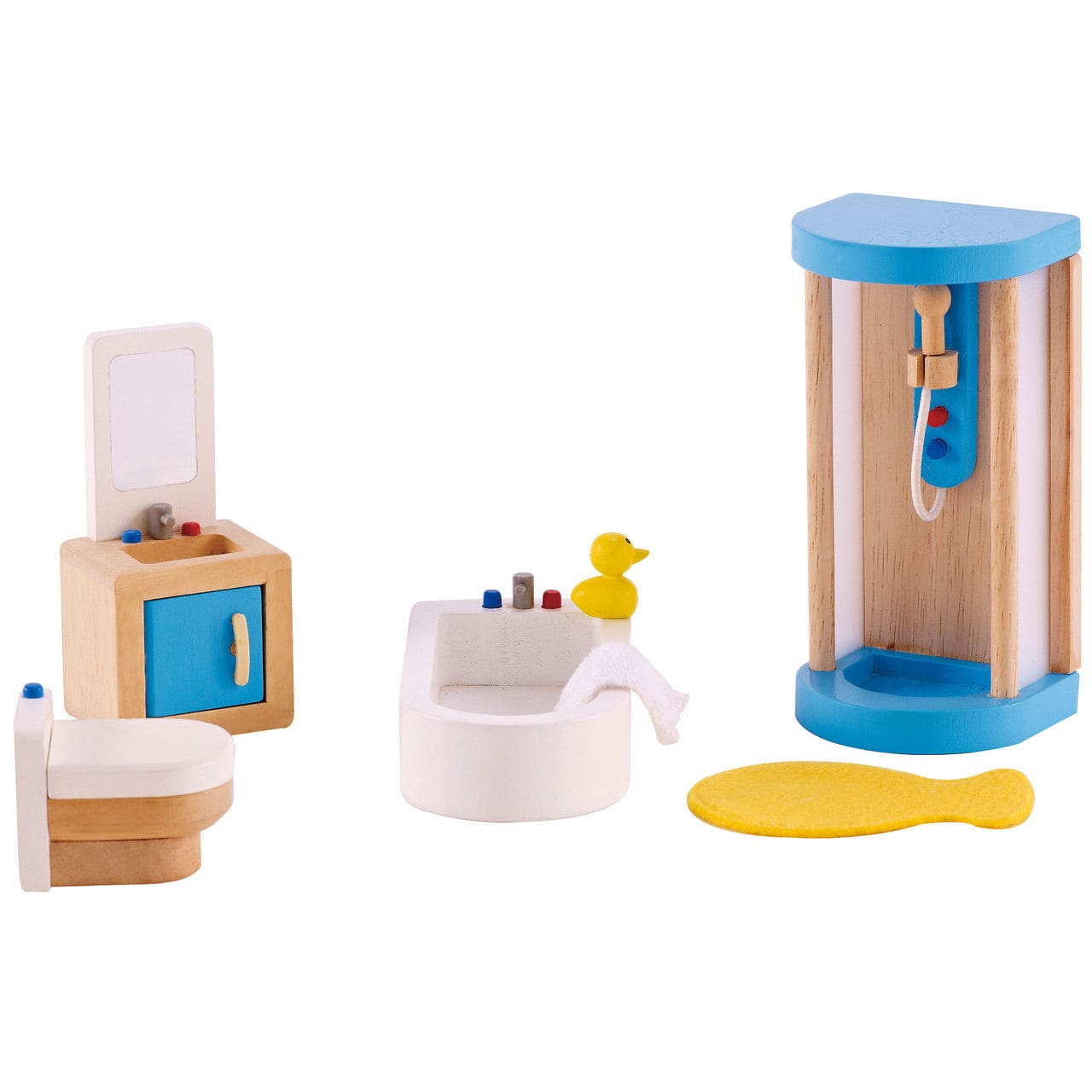 Hape Dolls House Furniture Hape All Seasons Dollhouse    Modern Bathroom