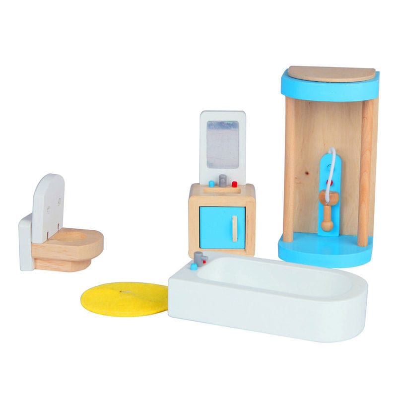 Hape Dolls House Furniture Hape All Seasons Dollhouse    Modern Bathroom