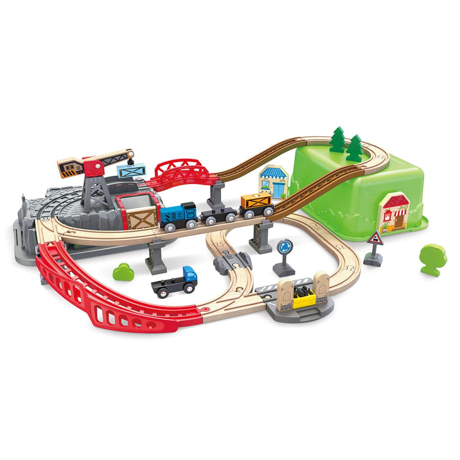 Hape Train Sets Hape Railway Bucket-Builder-Set