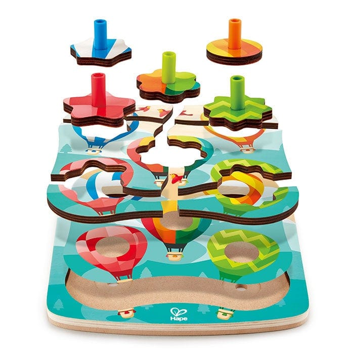 Hape Wooden Puzzles Hape Spinning Balloons Puzzle