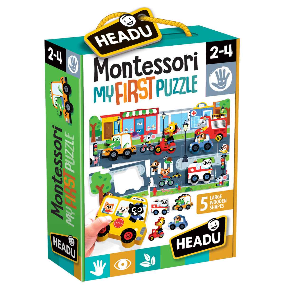 Headu Floor Puzzles Montessori My First Puzzle The City