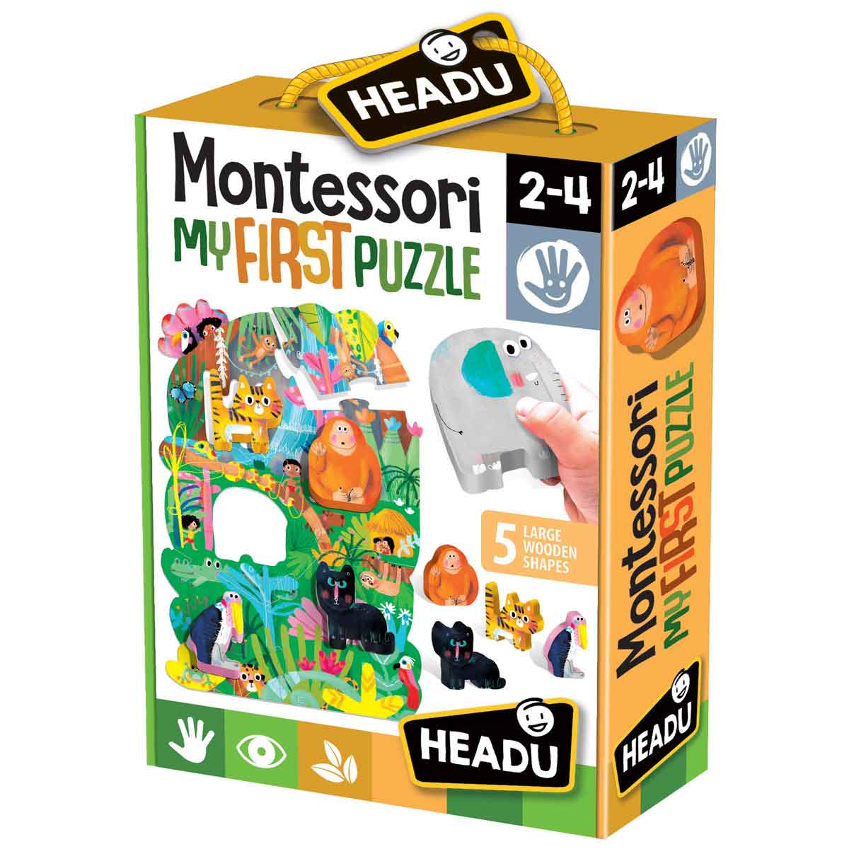 Headu Floor Puzzles Montessori My First Puzzle The Jungle