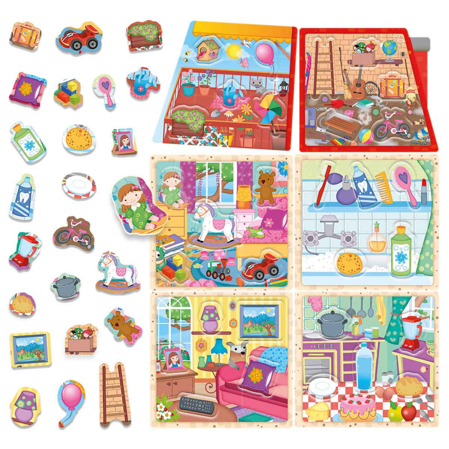 Headu Floor Puzzles Montessori My Little House