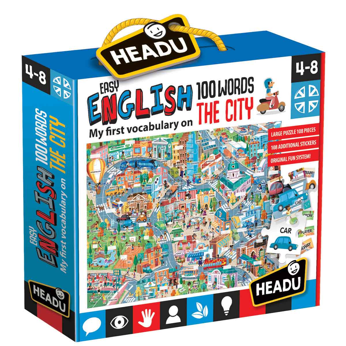 Headu Literacy Easy English 100 Words City