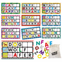 Headu Literacy Montessori Touch Bingo Letters and Words