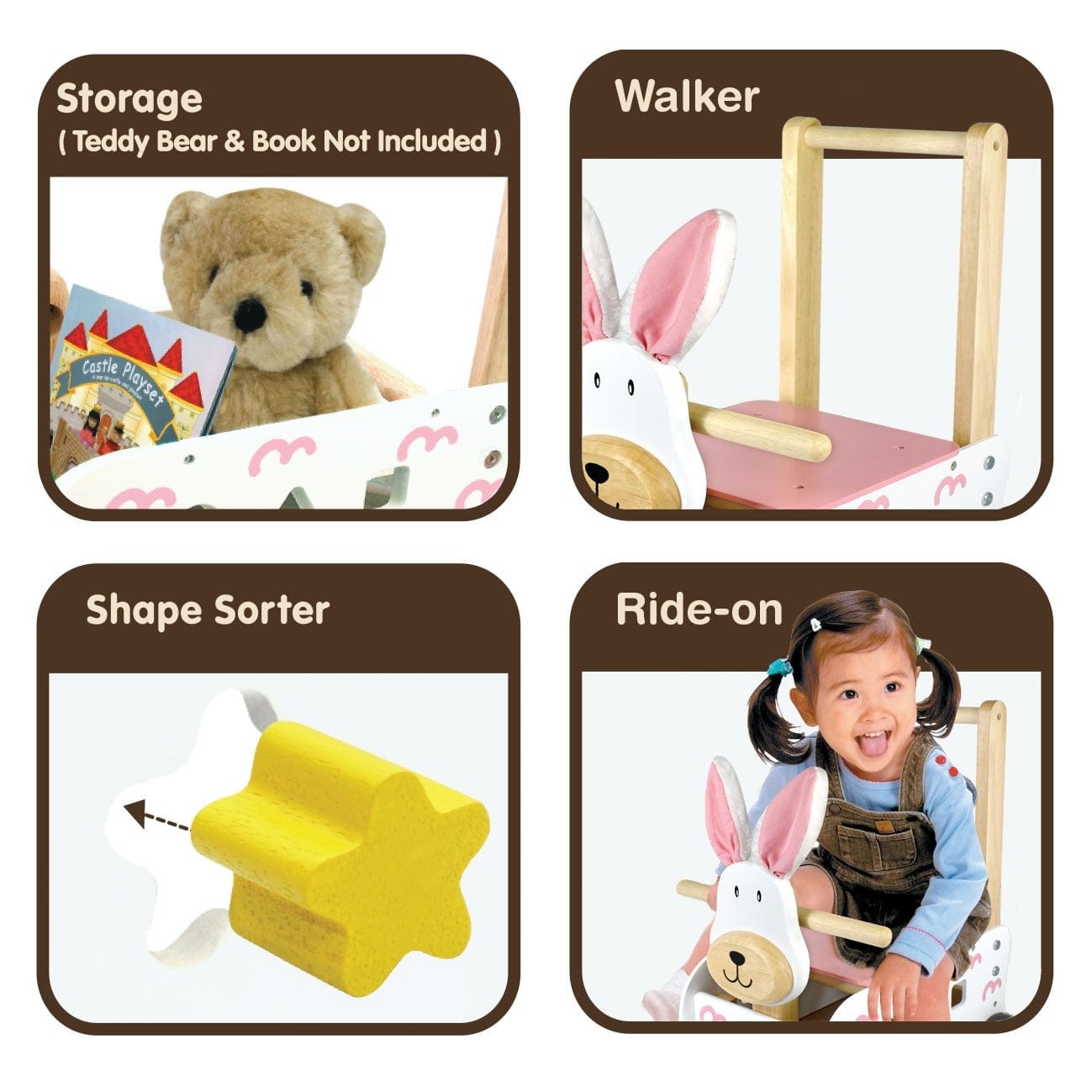 Im Toy Walkers Walk And Ride Bunny Sorter