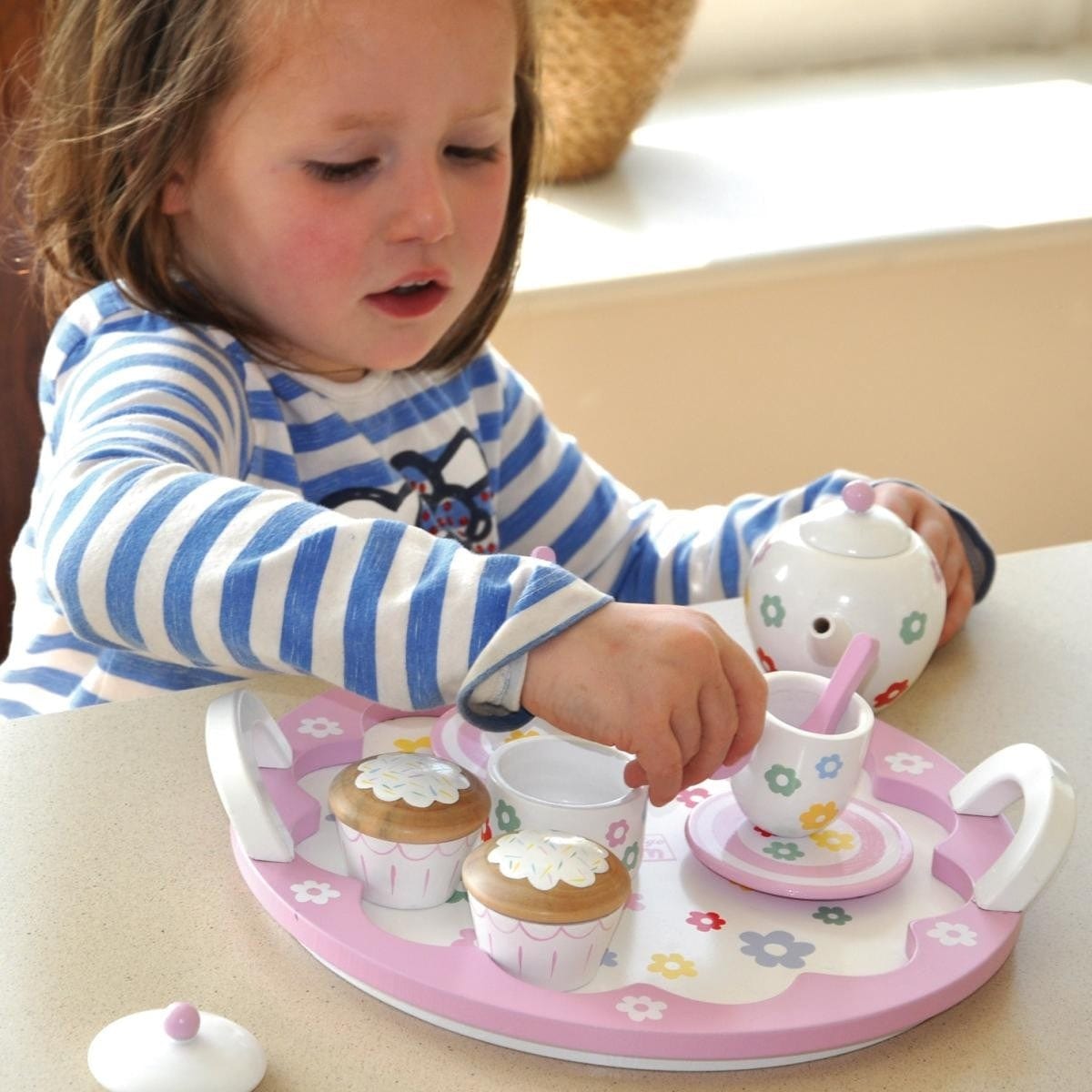 Indigo Jamm In the Kitchen Flower Tea Party Set