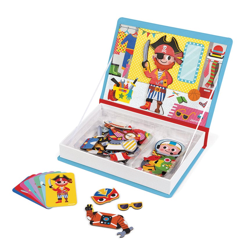 Janod Art & Craft Janod - Boys Dress Up Magnetibook