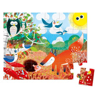 Janod Floor Puzzles Janod - Forest Animals Suitcase Puzzle