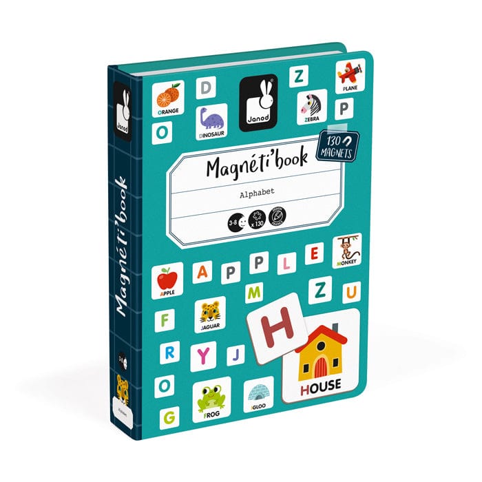 Janod Magnetic Puzzles Janod - English Alphabet Magnetibook