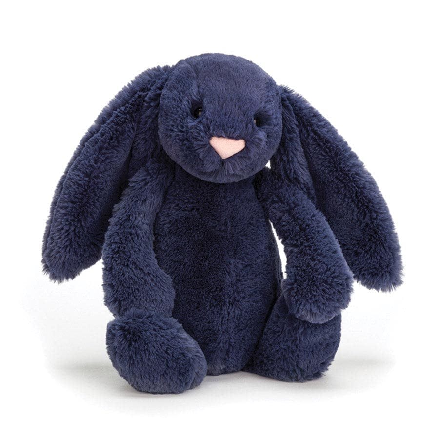 Jellycat Teddies, Bunnies & Cute Critters Jellycat Bashful Navy Bunny Medium