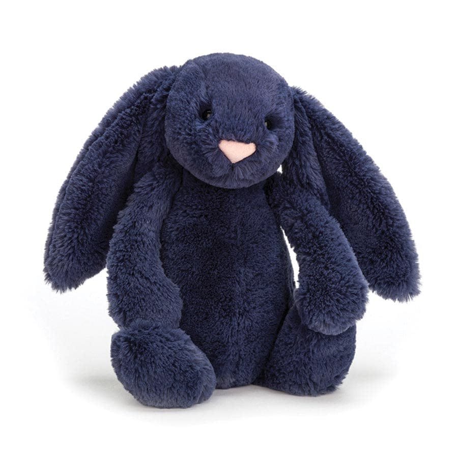 Jellycat Teddies, Bunnies & Cute Critters Jellycat Bashful Navy Bunny Small