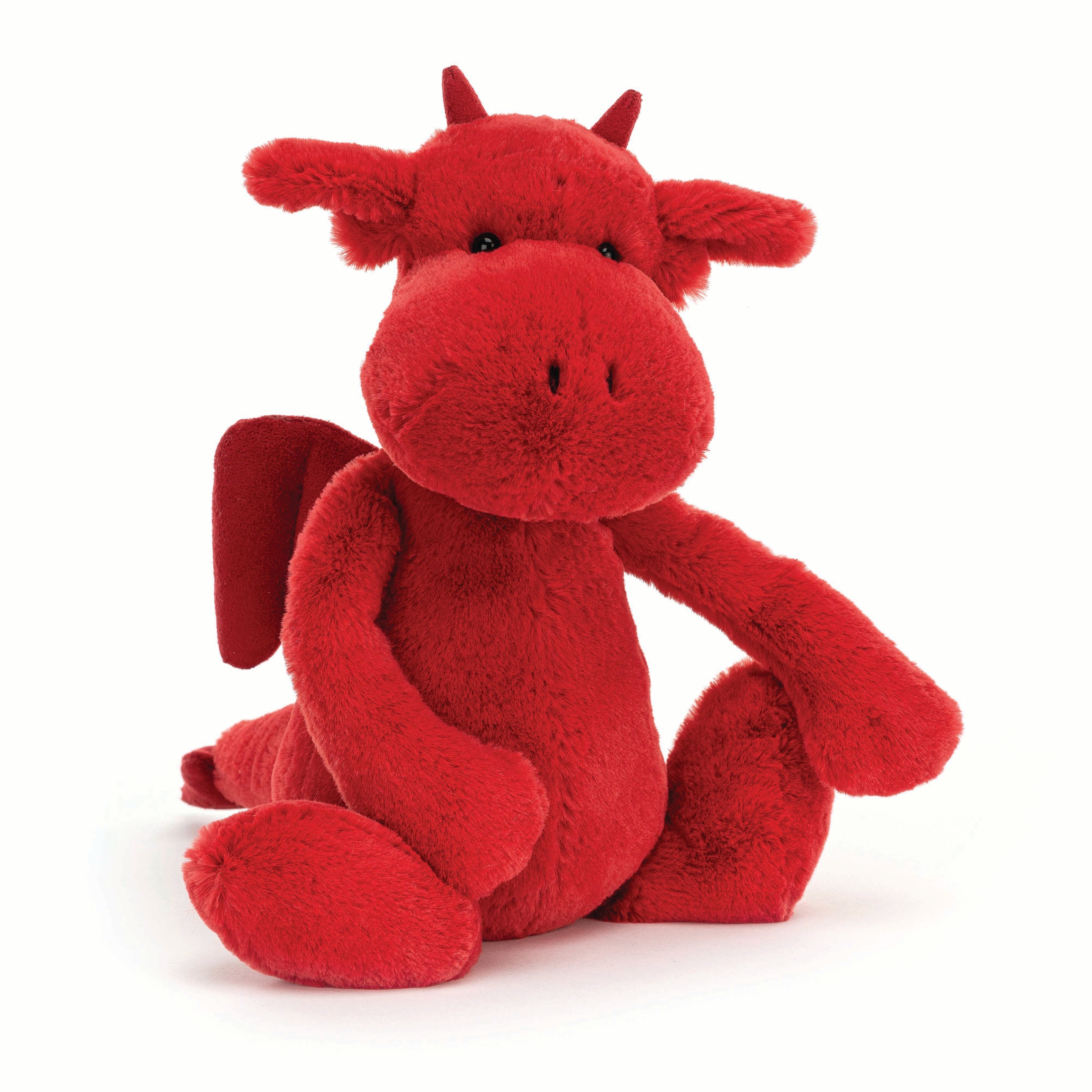 Jellycat Teddies, Bunnies & Cute Critters Jellycat Bashful Red Dragon Medium