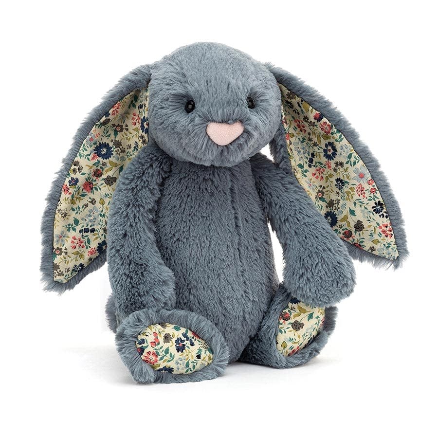 Jellycat Teddies, Bunnies & Cute Critters Jellycat Blossom Dusky Blue Bunny Medium