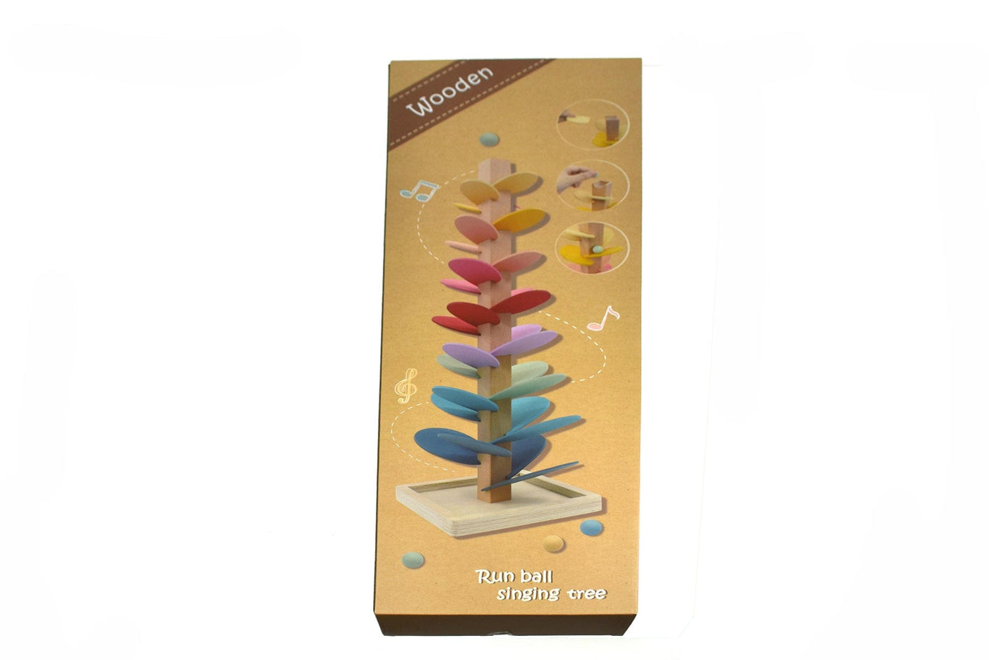 Kaper Kidz Blocks Calm & Breezy Marble Run Sound Tree Pastel