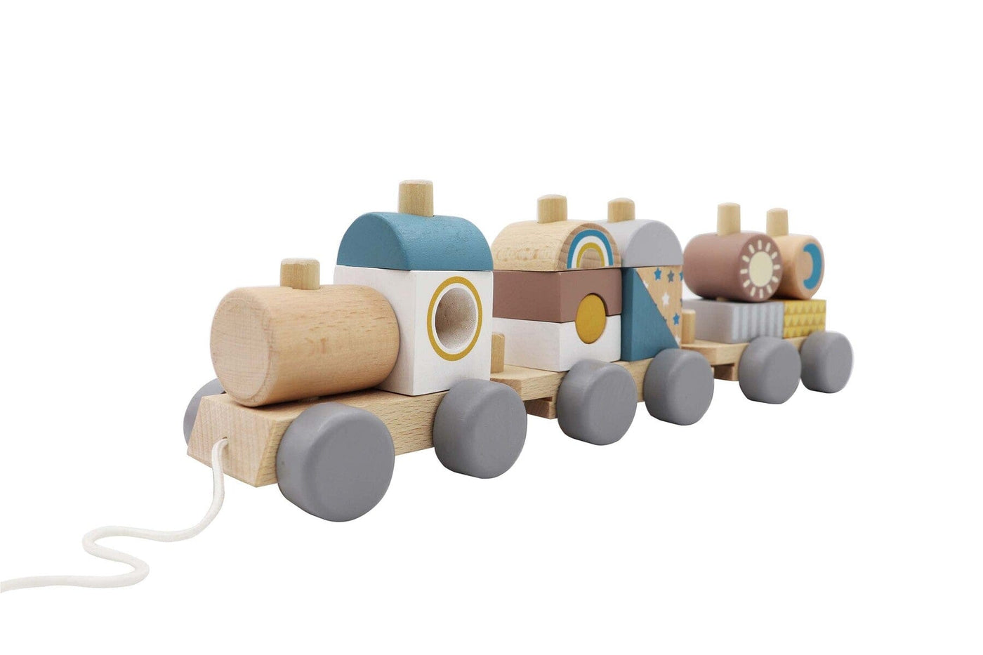 Kaper Kidz Blocks Calm & Breezy Stacking Block Train