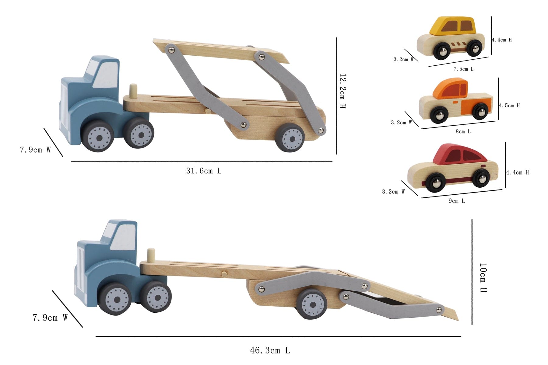 Kaper Kidz Vehicles & Trains Calm & Breezy Car Carrier