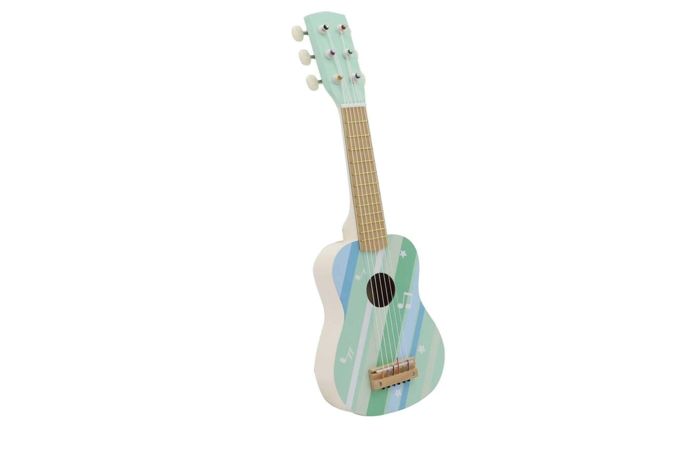 Kaper Kidz Wooden Musical Toys Calm & Breezy Wooden Guitar Misty Aqua