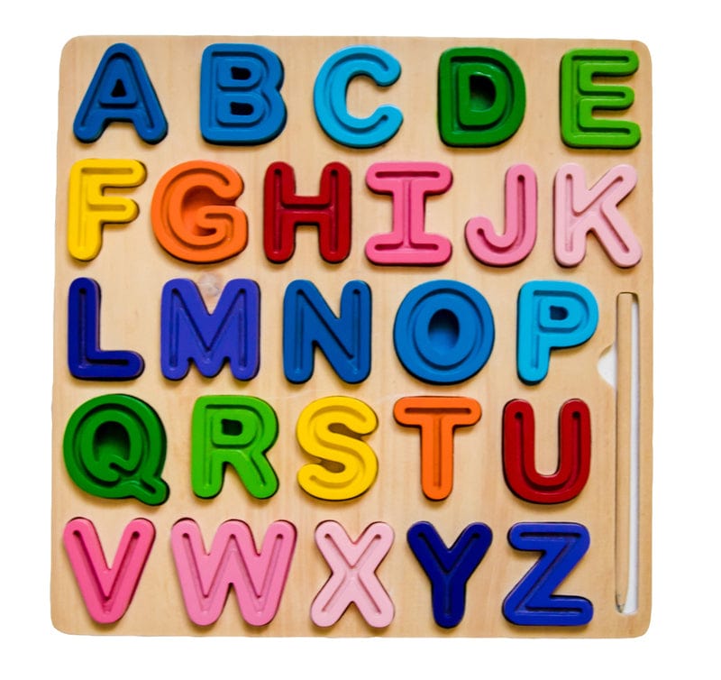 Kiddie Connect Literacy ABC (Uppercase) Chunky and Tracing Puzzle