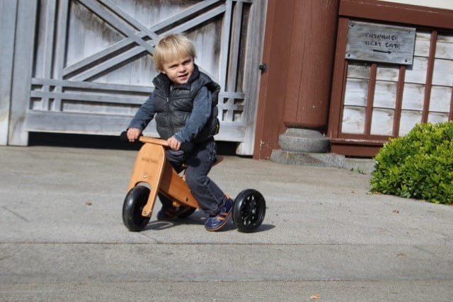 Kinderfeets Balance Bikes Kinderfeets Bamboo Tiny Tot Trike and Balance Bike